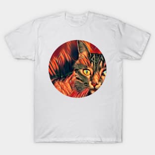 Fuzzy floppy cat T-Shirt